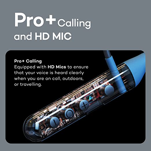 Boult Audio YCharge Wireless in Ear Bluetooth Earphones with 12H Playtime, Type-C Fast Charging (20Min=100% Playtime), Pro+ Calling Mic, Made in India, 12mm Bass Drivers, IPX5 Neckband (Blue) Boult Audio YCharge Wireless in Ear Bluetooth Earphones with 12H Playtime, Type-C Fast Charging (20Min=100% Playtime), Pro+ Calling Mic, Made in India, 12mm Bass Drivers, IPX5 Neckband (Blue)